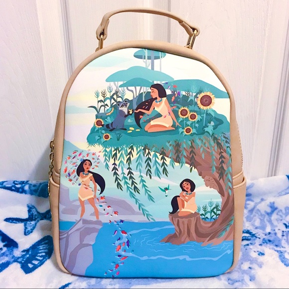 NWT 🌻 Loungefly Pocahontas Scenery Backpack